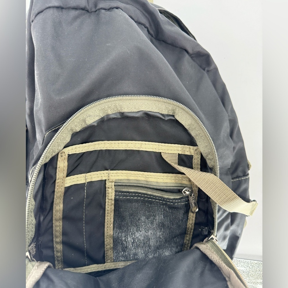 L.L Bean 3M Scotch lite Reflective Material Backpack Book Bag - Picture 3 of 8